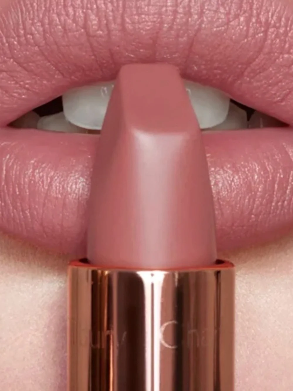 Charlotte Tilbury Matte Mauve Pink Lipstick and Powder Blush.BOTH FOR ONE PRICE
